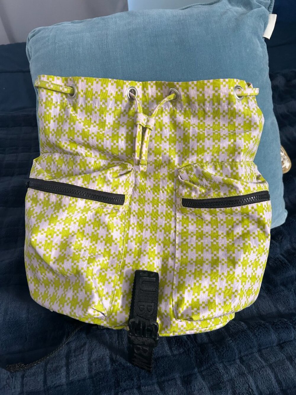 Baggu Drawstring Nylon Backpack - Picture 2 of 4